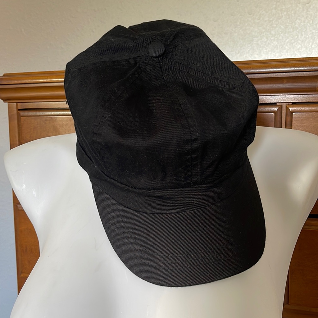 Black Plain Cap